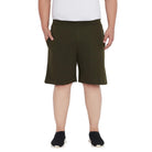 Men Plus Size Milan-OL Solid Shorts - bigbanana