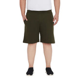 Men Plus Size Milan-OL Solid Shorts - bigbanana