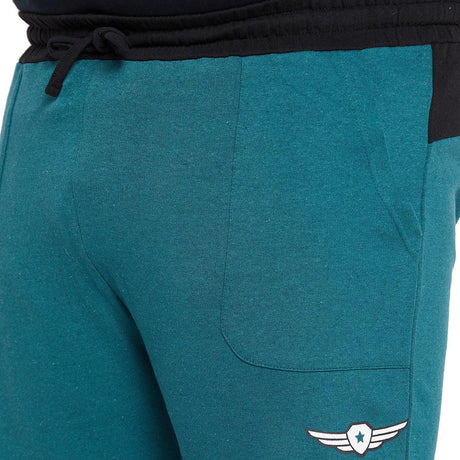 Men Plus Size Monomic Colorblock Trackpant - bigbanana