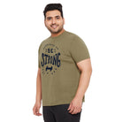 Men Plus Size Nepter Printed Round Neck Tshirt - bigbanana