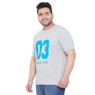 Men Plus Size Parry Printed Round Neck Tshirt - bigbanana