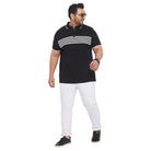 Men Plus Size Pole Printed Polo Tshirt - bigbanana