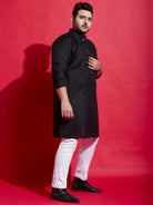 Men Plus Size Poshaq Solid Kurta - bigbanana