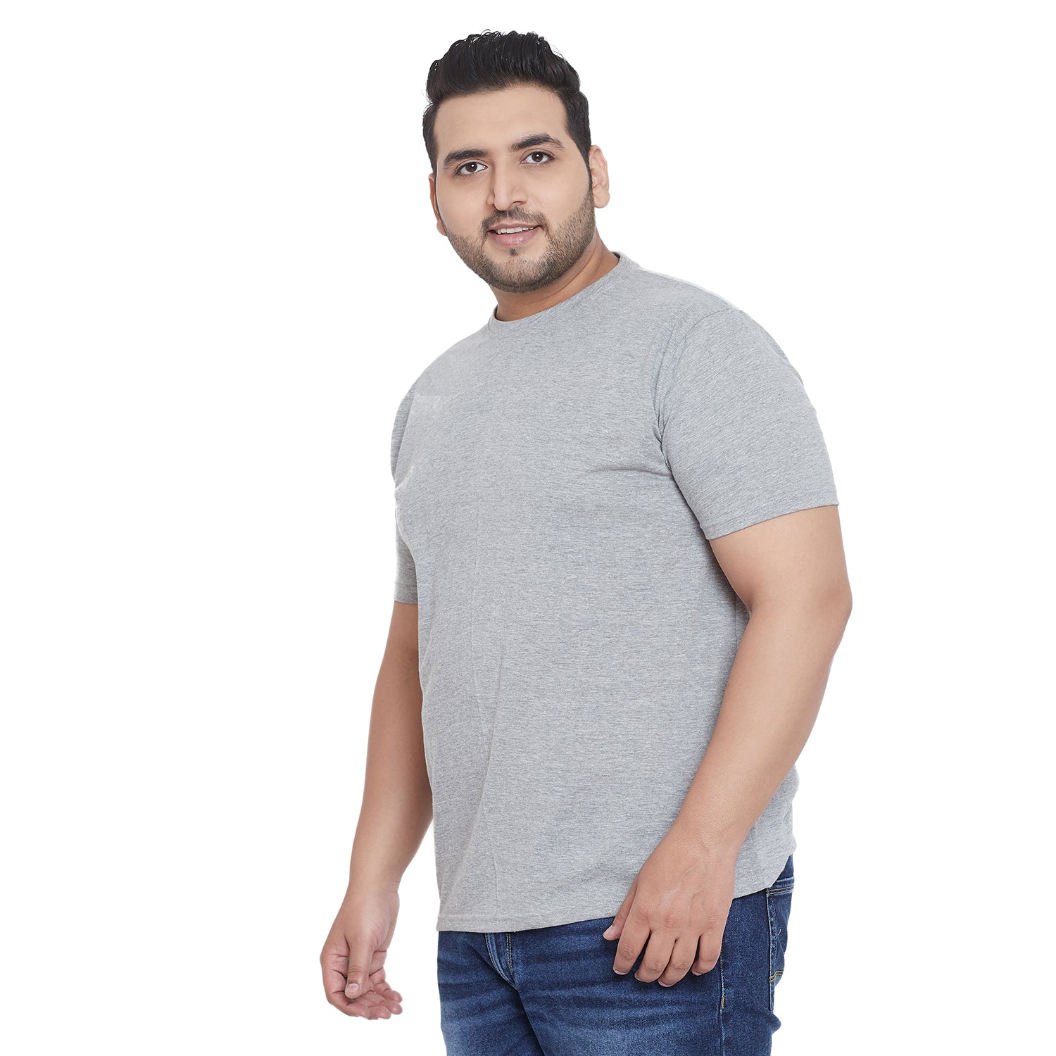 Men Plus Size Radical Printed Round Neck Tshirt - bigbanana