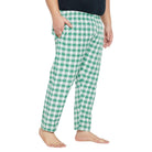 Men Plus Size Radon Check Lounge Pant - bigbanana