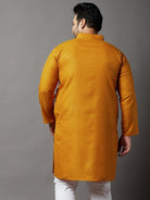 Men Plus Size Rang Solid Kurta - bigbanana