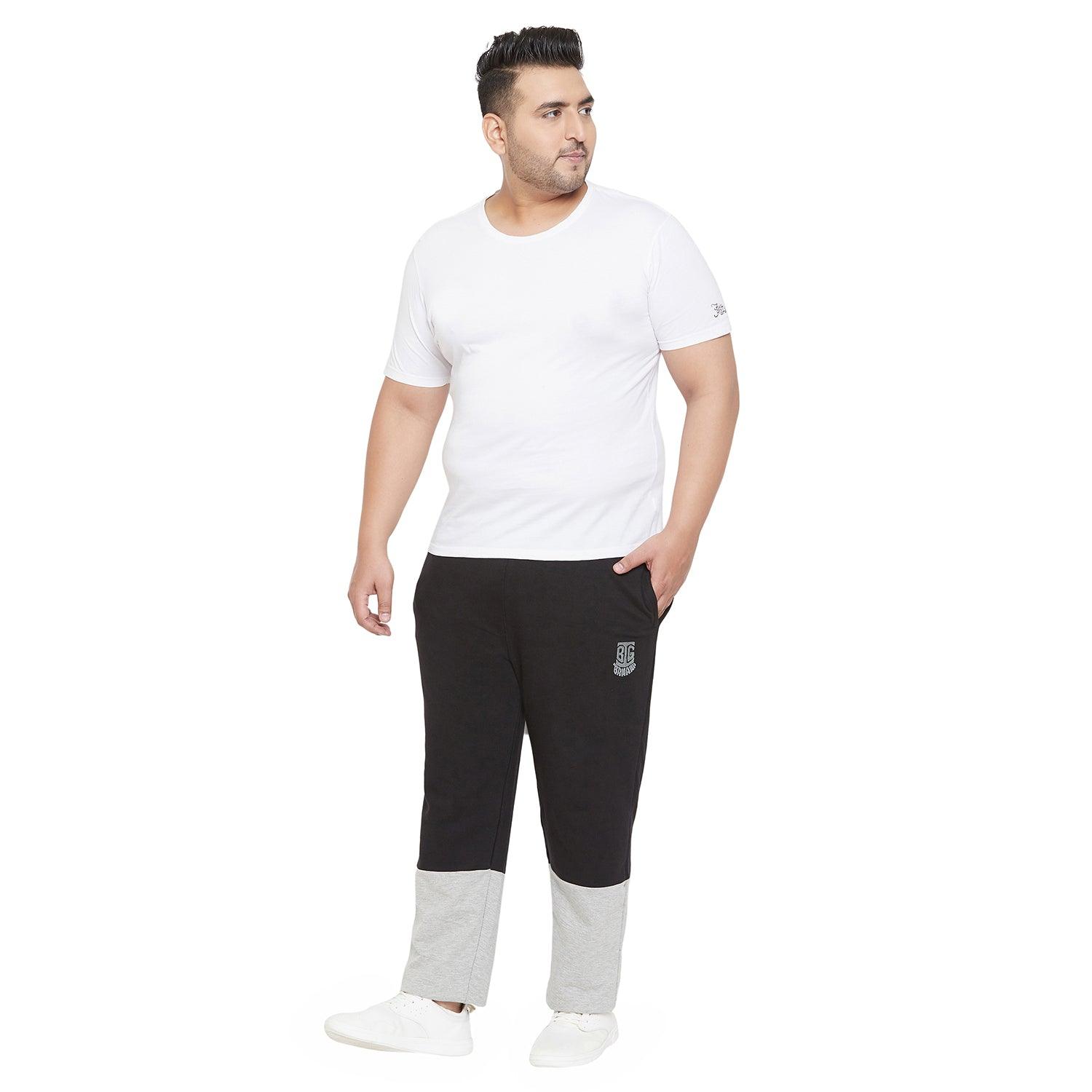 Men Plus Size Ravin Colorblock Trackpant - bigbanana