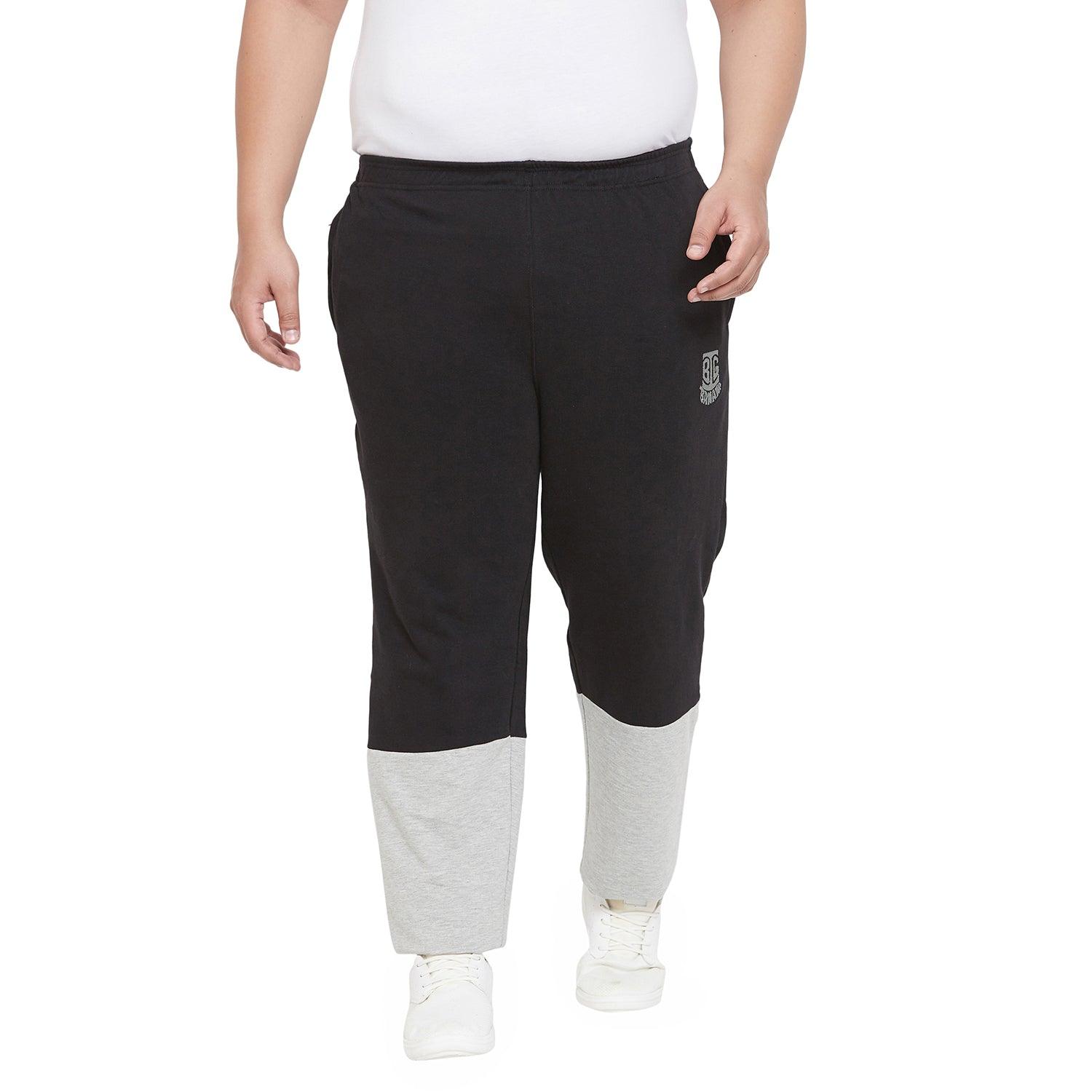 Men Plus Size Ravin Colorblock Trackpant - bigbanana