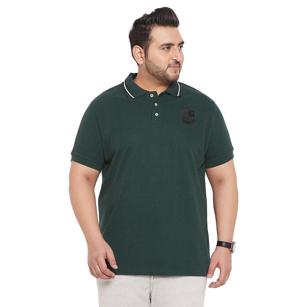Men Plus Size Reece Solid Polo Tshirt