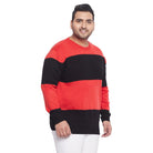 Men Plus Size Ridley Colourblock Sweater - bigbanana