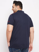 Men Plus Size Ripley Colorblock Polo Tshirt - bigbanana