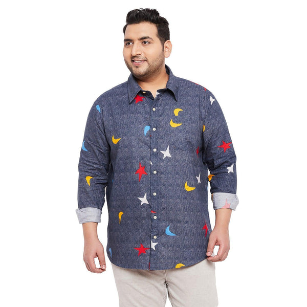 Men Plus Size Rodney Printed Shirt