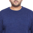 Men Plus Size Roston Solid Sweater - bigbanana