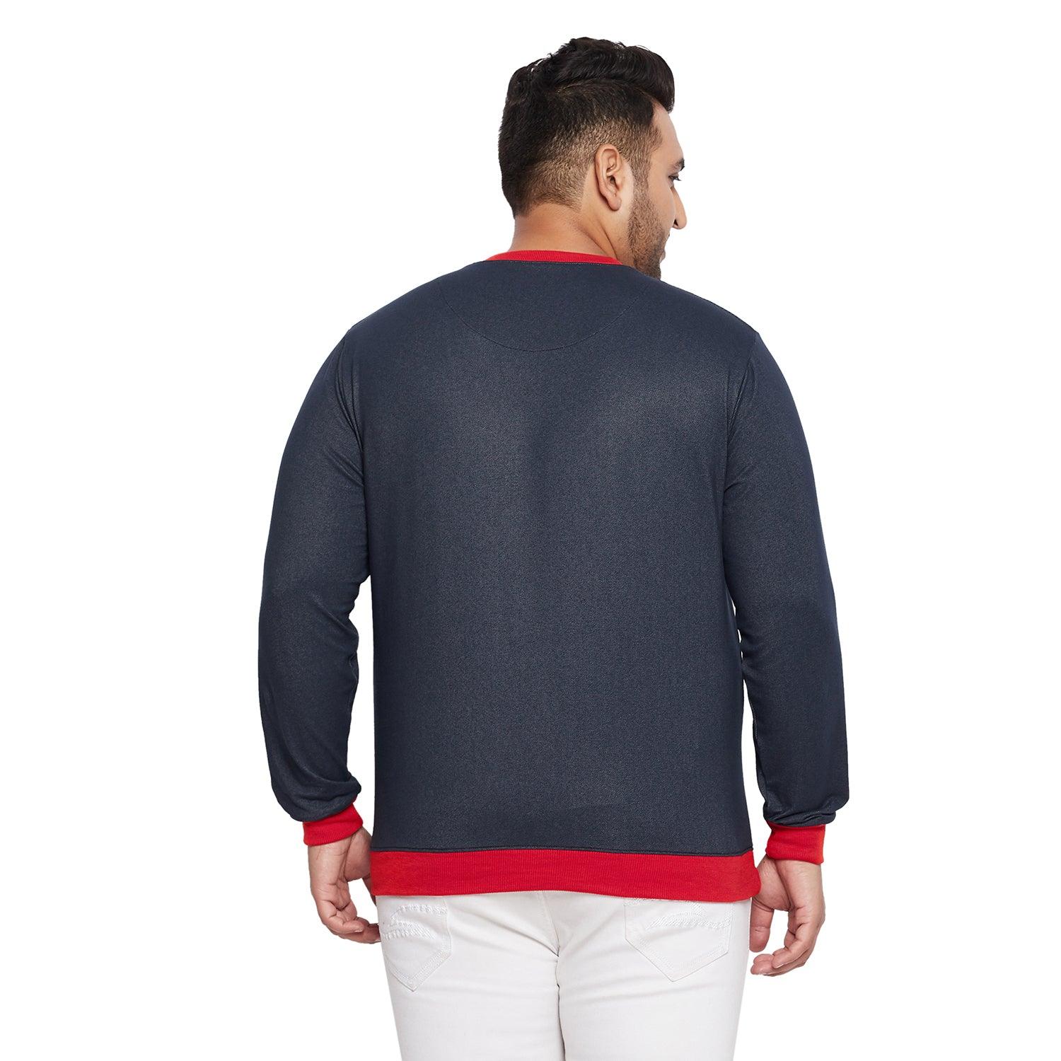 Men Plus Size Emmitt Solid Sweatshirt - bigbanana