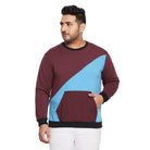 Men Plus Size Owens Colorblock Sweatshirt - bigbanana