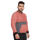 Men Plus Size Deion Colorblock Sweatshirt - bigbanana