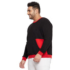 Men Plus Size Bradshaw Colorblock Sweatshirt - bigbanana