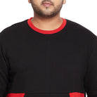 Men Plus Size Bradshaw Colorblock Sweatshirt - bigbanana