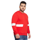 Men Plus Size Robgron Colorblock Sweatshirt - bigbanana