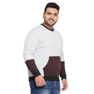 Men Plus Size Manning Colorblock Sweatshirt - bigbanana