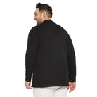 Men Plus Size Scalar Solid Polo Tshirt - bigbanana