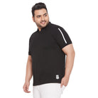 Men Plus Size Shawn Solid Polo Tshirt - bigbanana