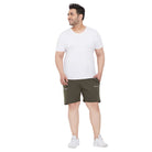 Men Plus Size Shillingford Solid Shorts - bigbanana