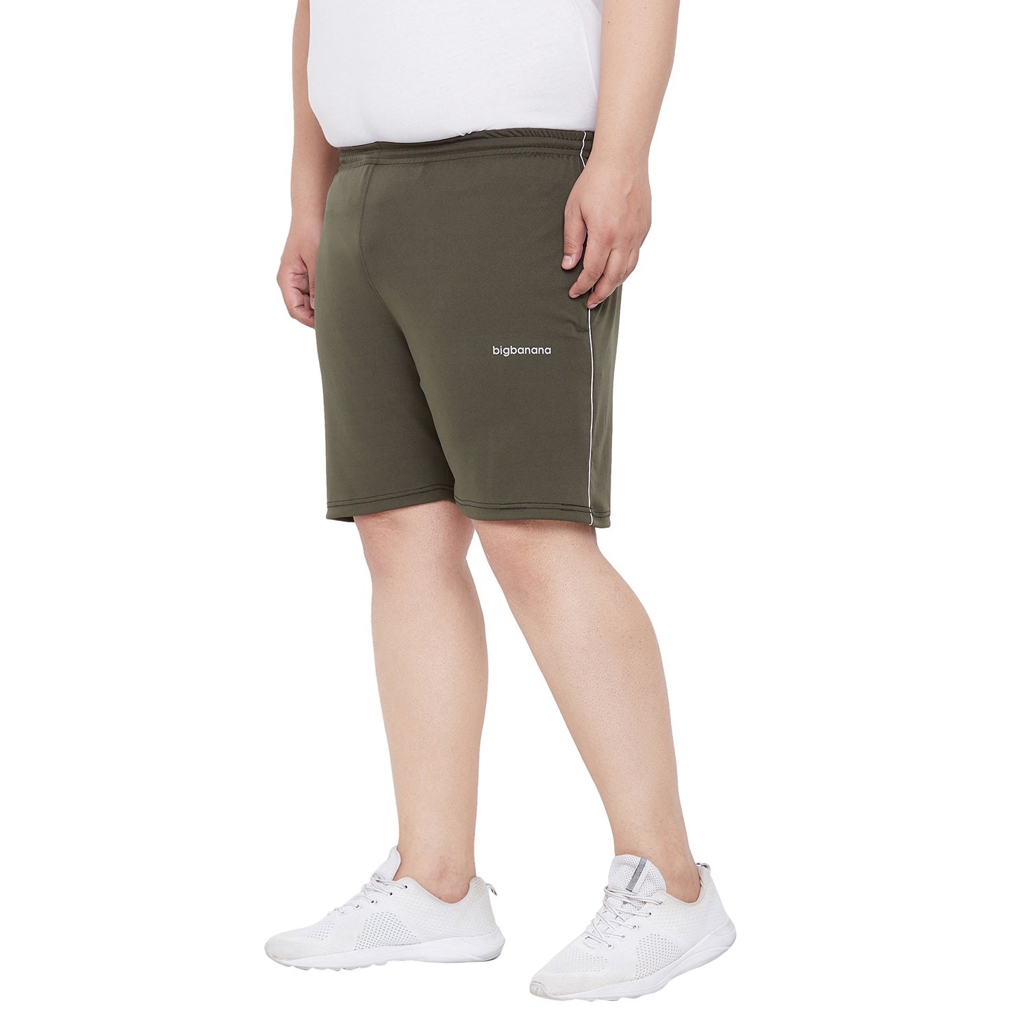 Men Plus Size Shillingford Solid Shorts - bigbanana