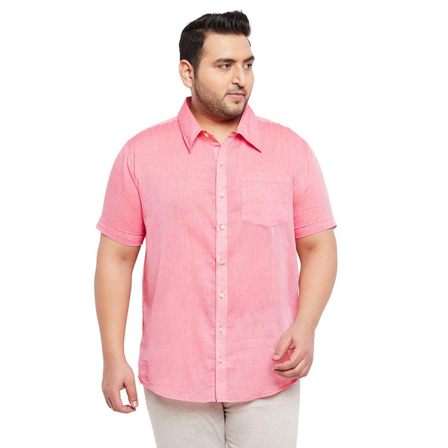 Men Plus Size Slade Solid Shirt - bigbanana