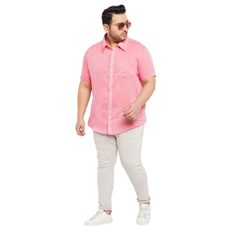 Men Plus Size Slade Solid Shirt - bigbanana