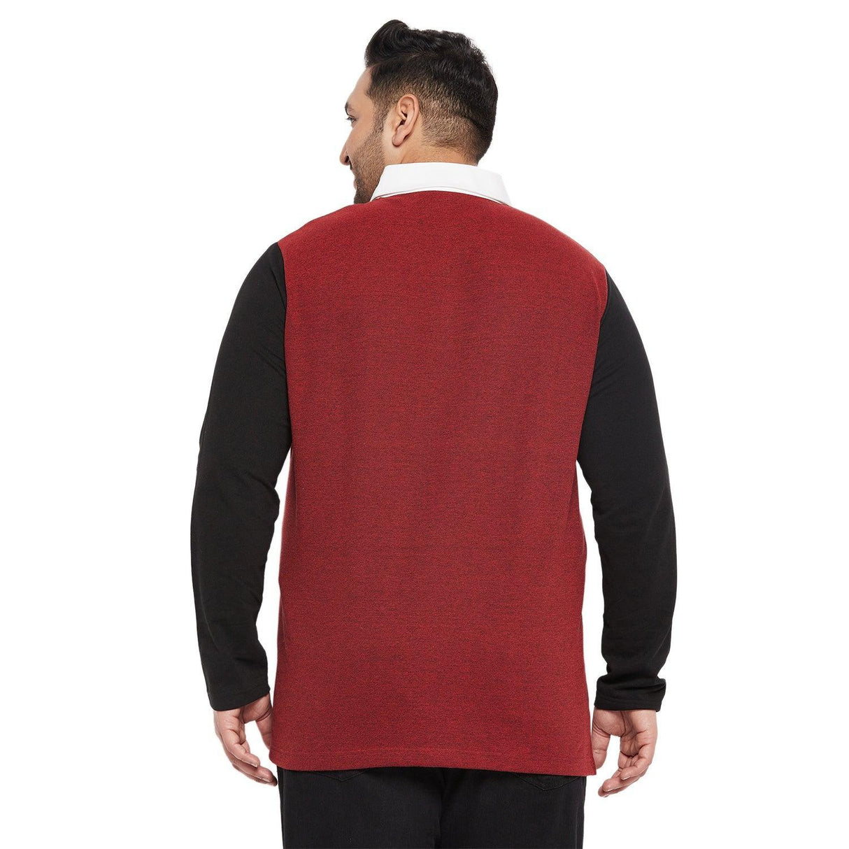 Men Plus Size Solly Colorblock Polo Tshirt - bigbanana
