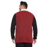 Men Plus Size Solly Colorblock Polo Tshirt - bigbanana