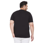 Men Plus Size SpaceB Printed Round Neck Tshirt - bigbanana