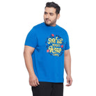 Men Plus Size Staubach Printed Round Neck Tshirt - bigbanana