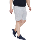 Men Plus Size Steel Solid Shorts - bigbanana