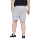 Men Plus Size Steel Solid Shorts - bigbanana