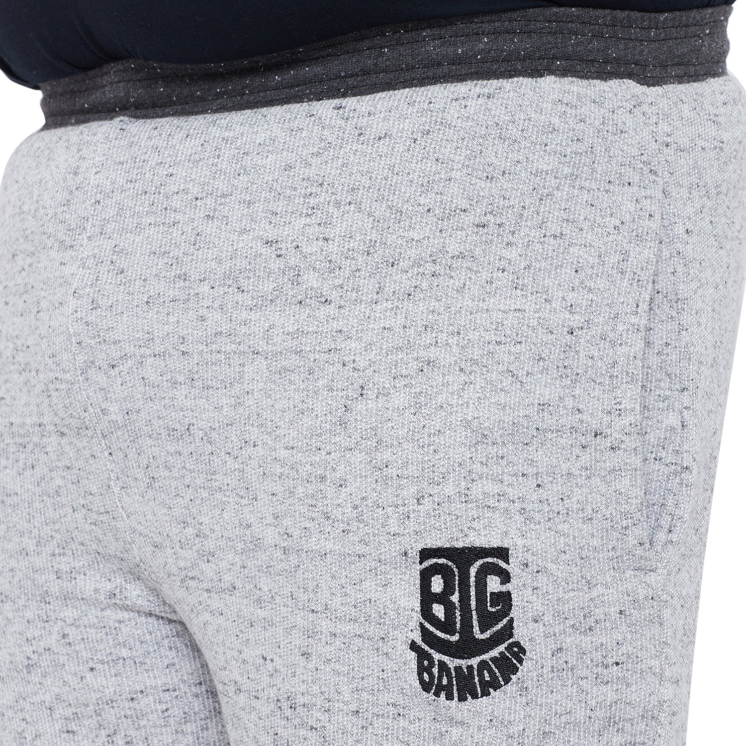 Men Plus Size Steel Solid Shorts - bigbanana