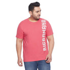 Men Plus Size Sutton Printed Round Neck Tshirt - bigbanana