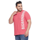 Men Plus Size Sutton Printed Round Neck Tshirt - bigbanana