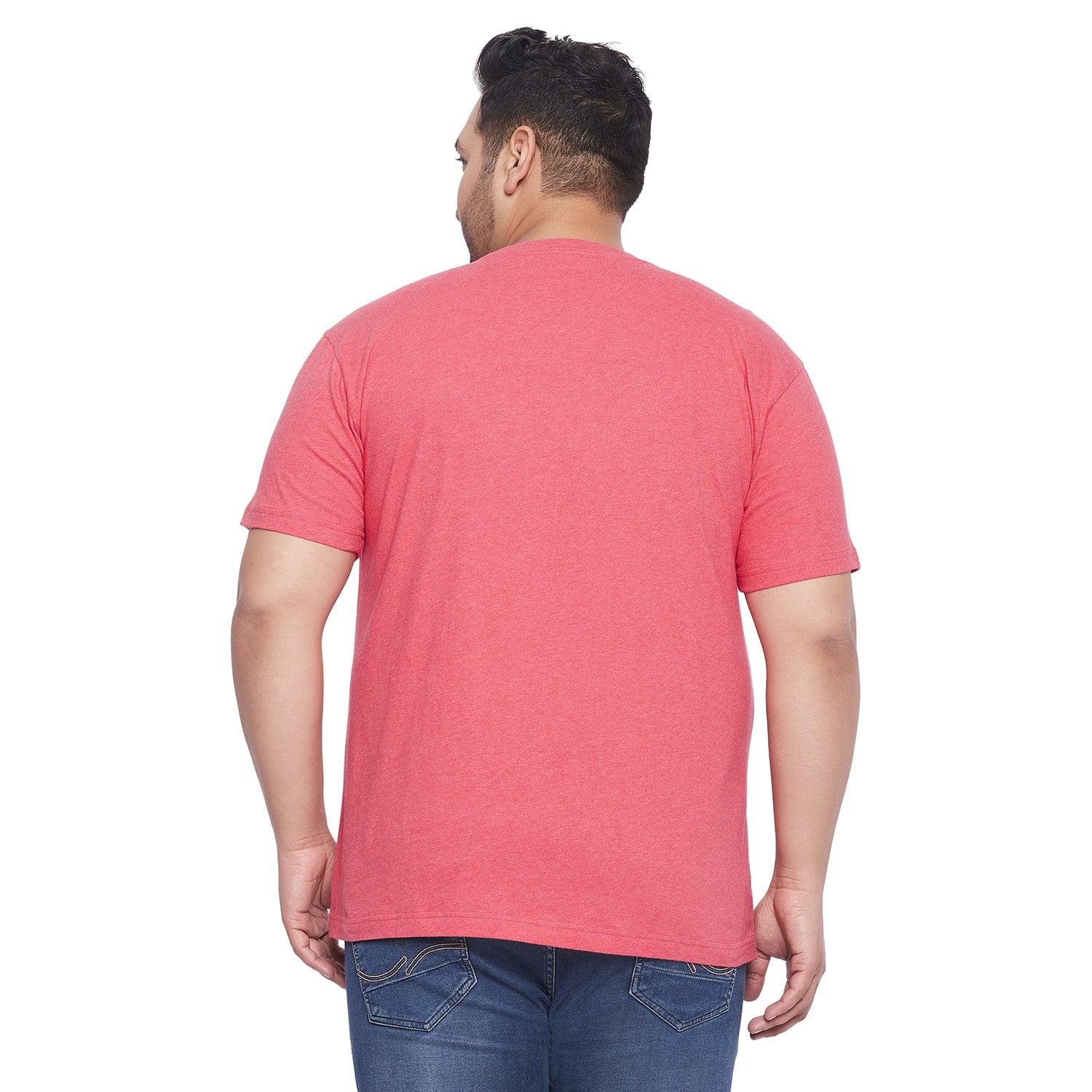 Men Plus Size Sutton Printed Round Neck Tshirt - bigbanana