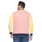 Men Plus Size Tedybru Colorblock Sweatshirt - bigbanana