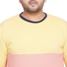 Men Plus Size Tedybru Colorblock Sweatshirt - bigbanana