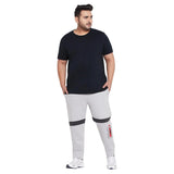 Men Plus Size Trampol Printed Trackpant - bigbanana