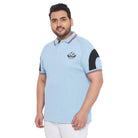 Men Plus Size Trench Printed Polo Tshirt - bigbanana