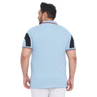 Men Plus Size Trench Printed Polo Tshirt - bigbanana