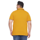 Men Plus Size Troy-Y Solid Polo Tshirt - bigbanana