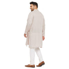 Men Plus Size Ullas-OW Solid Kurta - bigbanana