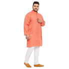 Men Plus Size Ullas-P Solid Kurta - bigbanana