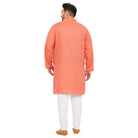 Men Plus Size Ullas-P Solid Kurta - bigbanana