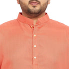 Men Plus Size Ullas-P Solid Kurta - bigbanana